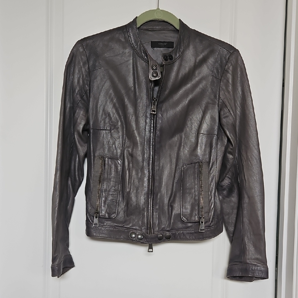 EUC. S.W.O.R.D. Leather Moto Jacket